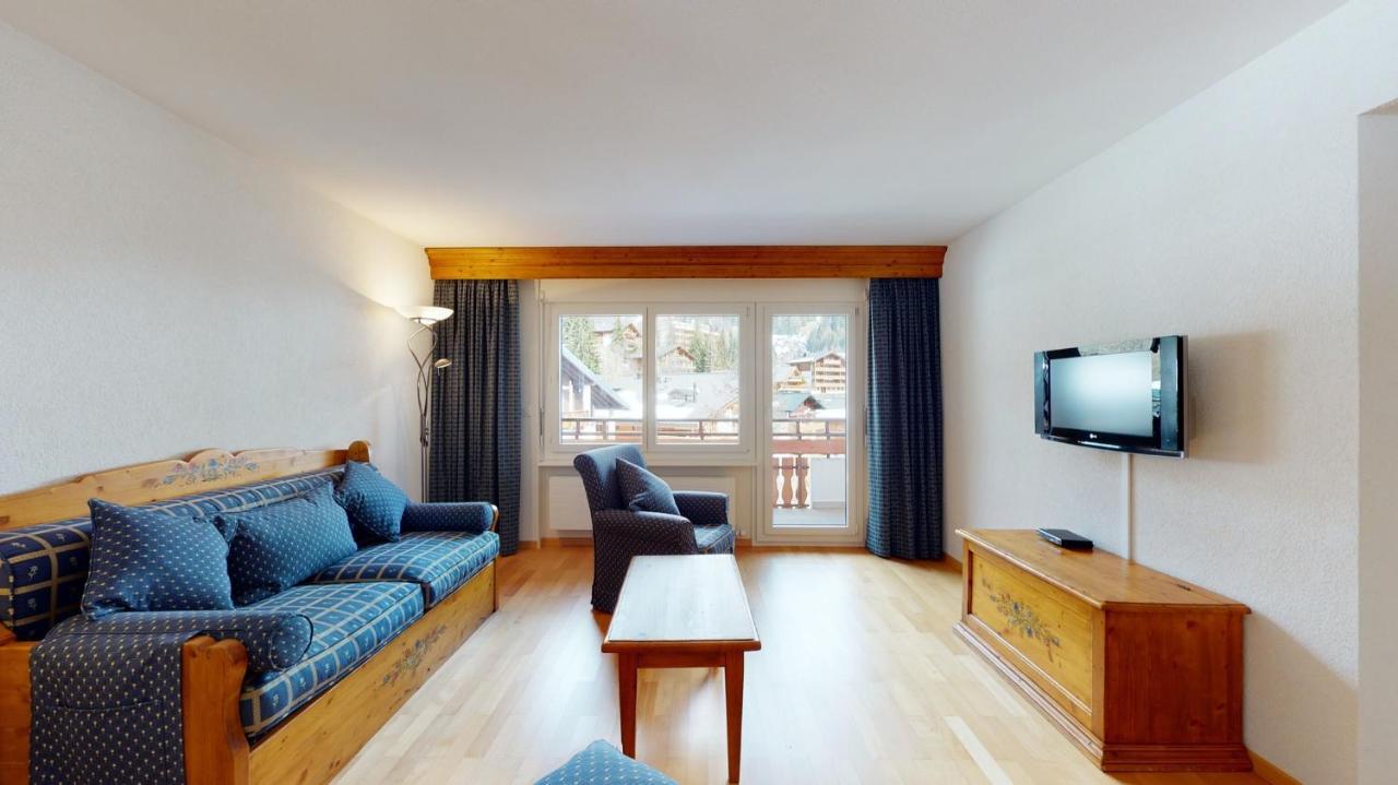 Gonenstein Residence In Leukerbad, Entire Apartment/Studio With Balcony Kültér fotó