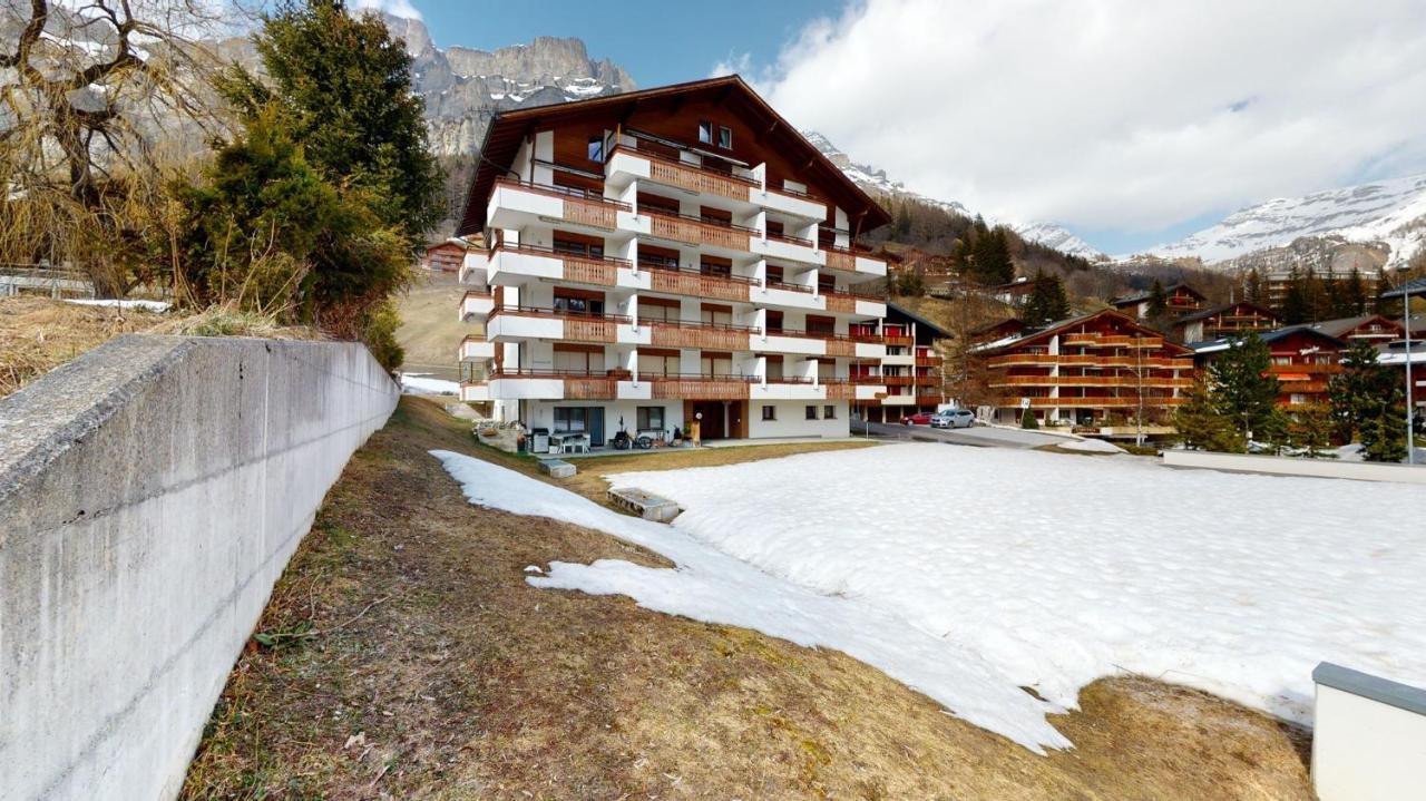 Gonenstein Residence In Leukerbad, Entire Apartment/Studio With Balcony Kültér fotó