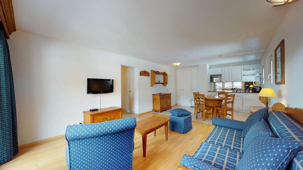 Gonenstein Residence In Leukerbad, Entire Apartment/Studio With Balcony Kültér fotó