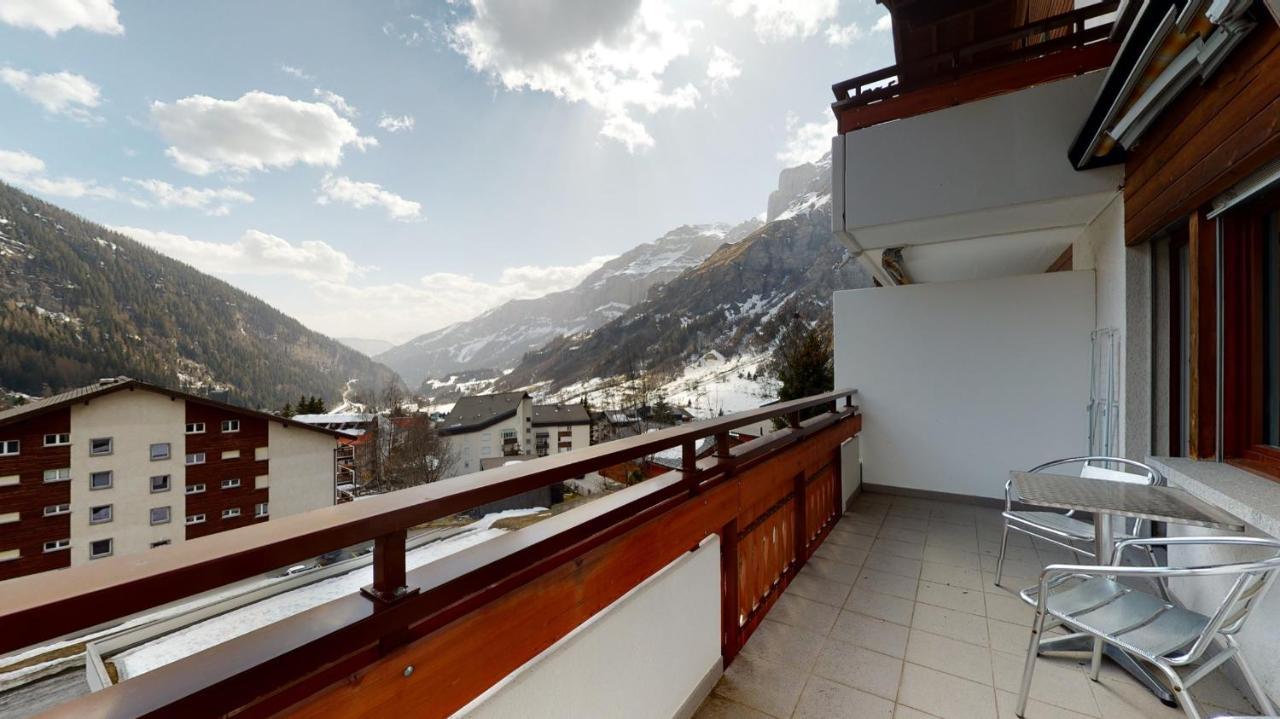 Gonenstein Residence In Leukerbad, Entire Apartment/Studio With Balcony Kültér fotó