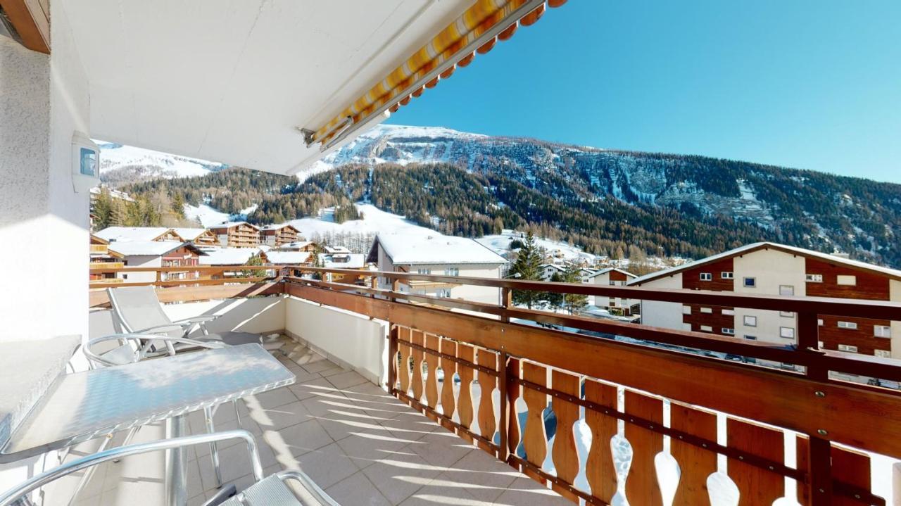 Gonenstein Residence In Leukerbad, Entire Apartment/Studio With Balcony Kültér fotó